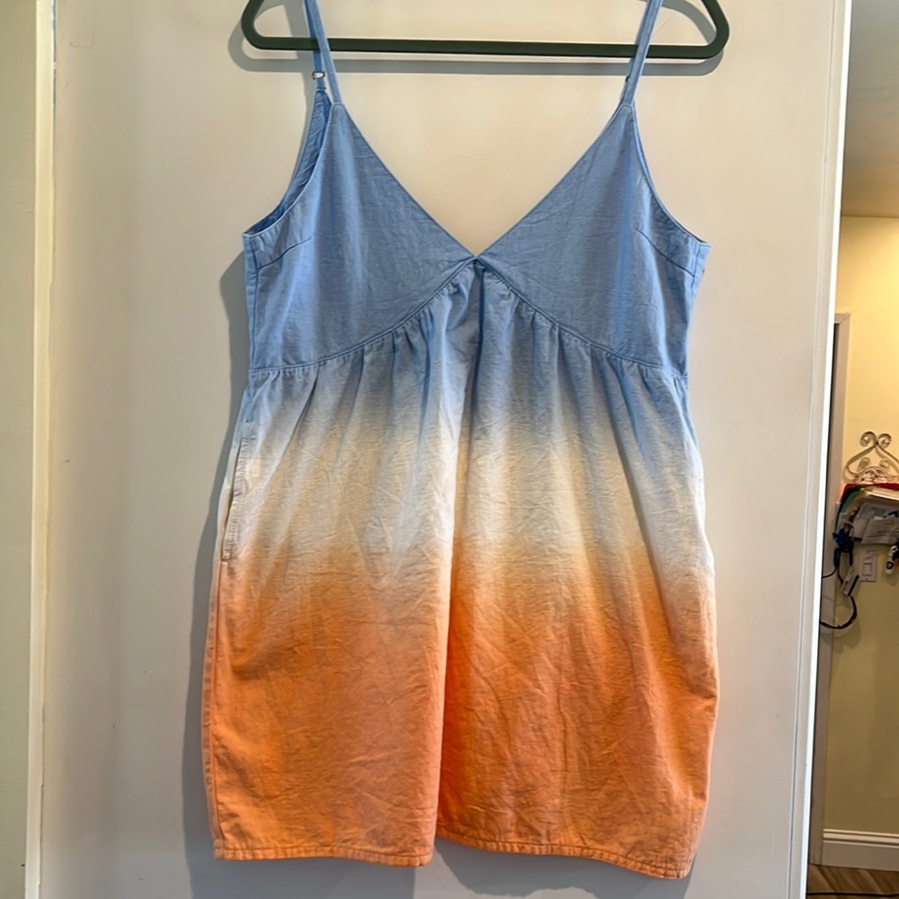 Ombré mini dress